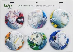 【中古】バッジ・ピンズ(キャラクター) 集合 缶バッジコレクション(6種セット) 「進撃の巨人」 WIT STUDIO限定