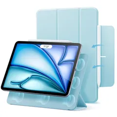 【数量限定】Air iPad 11インチ ケース M2 (2024、第6世代)、iPad Air 第5/4世代 ケース(2022/2020)、iPad Pro 11 ESR ケース(2018)専用 強力マグネット吸着式 スリムな三つ折りスタンドケース Penc
