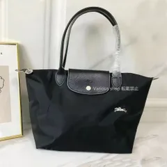 未使用 LONGCHAMP ル プリアージュ トート 黑のサムネイル