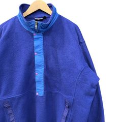 90s ビンテージ パタゴニア ハーフジップ プルオーバー フリース ジャケット XL ブルー USA製 90年代 アメリカ製 vintage ヴィンテージ patagonia プルオーバー