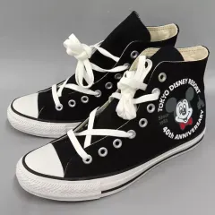 【中古】シューズ ミッキーマウス スニーカー＜CONVERSE ALL STAR 40 HI＞ ブラック 23.5cm 「東京ディズニーリゾート40周年 “ドリームゴーラウンド”×CONVERSE」 東京ディズニーリゾート限定