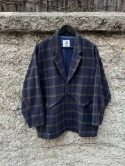 ISSEY MIYAKE(イッセイミヤケ) ミヤケ ハイ スポッティング ギア チェック ハーフ コート