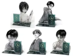 【中古】アクリルスタンド・アクリルパネル 全5種セット 「進撃の巨人 Levi Birthday2022 トレーディングアクリルスタンド」