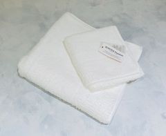 【新品・未使用】（今治タオルブランド）コンテックスプレミアムフェイスタオル&バスタオルセット アイボリー