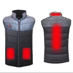 暖かい電熱ベストusb仕様男女兼用