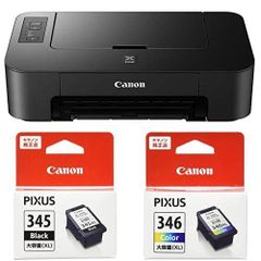 【在庫セール】A4インクジェット プリンター PIXUS カラー TS203 Canon USB接続モデル＋大容量インクセット