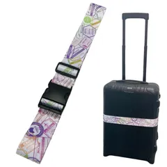 【在庫処分】AT Product スーツケースベルト キャリーケース ベルト suitcase belt (スタンプ L)