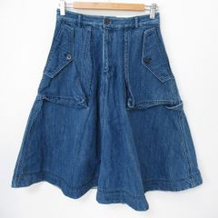 マークバイマークジェイコブス デニム フレアスカート 2号 - メルカリ