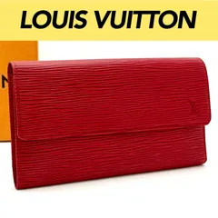 LOUIS VUITTON エピ カスティリアンレッド レザー お値引可能⭕️ LOUIS VUITTON エピ カスティリアンレッド レザー お値引可能