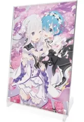 【中古】アクリルスタンド・アクリルパネル エミリア＆レム アクリルアートスタンド 「Re：ゼロから始める異世界生活」