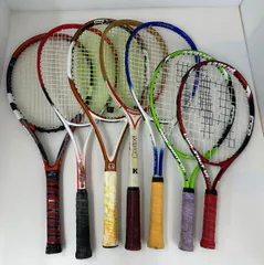 【中古品】テニスラケット ７本まとめ 硬式用 軟式用 Wilson Babolat 他 (2506282)