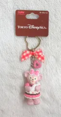 東京ディズニーシー キーチェーン Sweet Duffy 2017 Duffy BringsLove シェリーメイ(ピンク/ハート) 2017