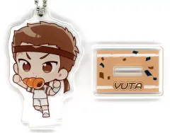 【中古】キーホルダー 不二裕太 「GiGO コラボカフェ 新テニスの王子様 スタンド付きデフォルメアクリルキーホルダー ～四天宝寺・聖ルドルフver.～」