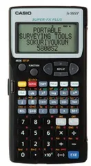 ヤマヨ 測量電卓 即利用くん 5800S2 プログラム関数電卓 携帯測量ツール