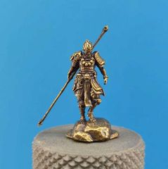 Black Myth Son Goku Statue, Bronze, Ornament, Craft, Artwork, Play Figurine