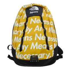 Supreme シュプリーム バックパック 15AW × The North Face Base Camp Crimp Backpack ザ ノース フェイス バイ エニー ミーンズ ベース キャンプ バックパック イエロー系【中古】