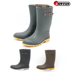 【当日出荷】 Milady ミレディ ML814 ミドル レインブーツ 携帯用 収納袋付き 長靴 完全防水 雨靴 人気 おしゃれ 防水仕様 おすすめ ダークブラウン M（22.0-22.5cm）