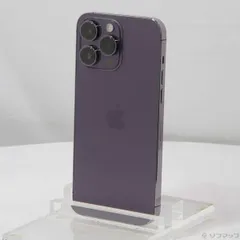〔中古品〕 iPhone14 Pro Max 512GB ディープパープル MQ9J3J／A SIMフリー【262】
