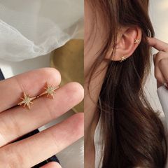 片耳  スター イヤーカフ レディース 星 シンプル ミニ イヤリング