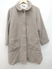 ◇ SM2 サマンサ モスモス ウール 秋冬 ラウンドカラー 長袖 コート サイズF グレージュ系 レディースジャケット P 【1402080013533】