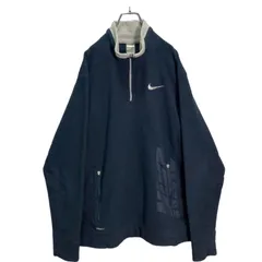 NIKE 00's half-zip logo design fleece pullover