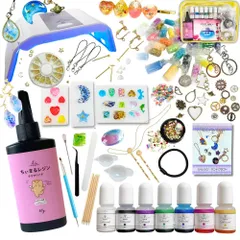 【数量限定】Ailes(エール) UV レジン スターターキット 初心者 レジン液 レジン セット (S)