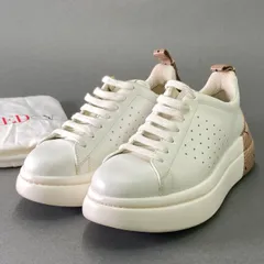 8e18 定価￥67.000 RED VALENTINO レッド ヴァレンティノ BOWALK ボウウォーク リボンディティール スニーカー 36 ホワイト バイカラー シューズ 保存袋付きのサムネイル
