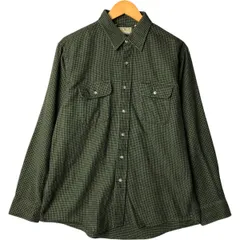古着 80~90年代 エルエルビーン L.L.Bean ギンガムチェック 長袖 ライトネルチェックシャツ USA製 メンズL相当 ヴィンテージ/eaa545637
