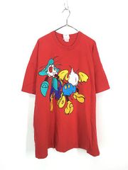 90s USA製】Mickey&Co ぶち抜きミッキー Tシャツ OSFA - メルカリ