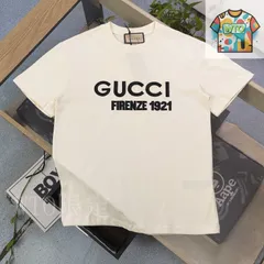 【今日WTO】GUCCI 2025 クラシックシンプル刺繍アルファベット柄ロゴ T-CD36