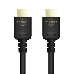 エレコム HDMI ケーブル 3m プレミアム 4K 2K (60P) UltraHD 3DフルHD 【PS4/Xbox360/Nintendo Switch対応】 ノイズ軽減 ブラック DH-HDPS14E30BK 1
