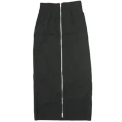 H BEAUTY&YOUTH エイチ ビューティーアンドユース 日本製 タイトロングスカート 1624-242-3852 Free BLACK ジップ ボトムス g22385