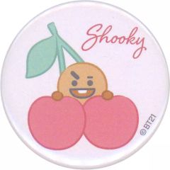 [중고] 배지·핀즈 SHOOKY(슈가) 스페셜 이벤트 캔 배지 [BT21] LINE FRIENDS 하라주쿠 스토어 4th Anniversary Fair 상품 구입 특전