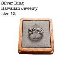 Silver Ring シルバーリング ハワイアンジュエリー フルーツ パイナップル ヴィンテージ風 リング 指輪 12号