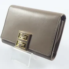 姫路東店】 中古 GIVENCHY | ジバンシィ 三つ折り財布 4G MEDIUM FLAP  