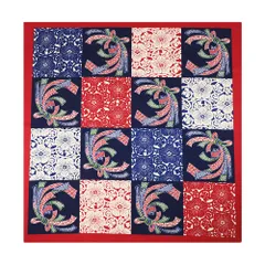 風呂敷 日本製 大判 118cm幅 市松 熨斗 熨斗市松 有職 自遊布風呂敷 綿大ふろしき 綿100％ お洒落 No.26-0125