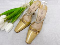LOUIS VUITTON　23㎝　ストラップミュール