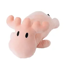 ☆ ピンク ☆ moz モズ 抱きぐるみM moz 抱き枕 モズ 抱きまくら ぬいぐるみ だきまくら 抱きぐるみ Mサイズ 柔らかい 北欧 エルク おしゃれ かわいい 可愛い アニマル 動物 キャラクター 寝室 子供部屋 添い寝 ギフト インテリア