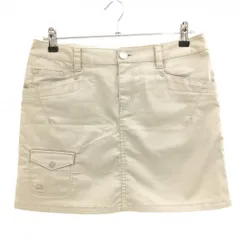 ★SALE価格★【超美品】カッパ スカート ベージュ 織生地 複数ポケット レディース 11 ゴルフウェア Kappa