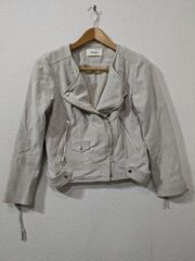 snidel スナイデル ラムレザー 羊革 ダブルライダース ジャケット 1サイズ SWFJ171029