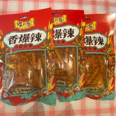嘴巴香 香爆辣（芝麻辣棒）80g/袋 3点セット