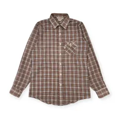 70s USA製 LEVI STRAUSS&CO. リーバイス チェック 長袖シャツ 20/マルチ メンズ ビンテージ