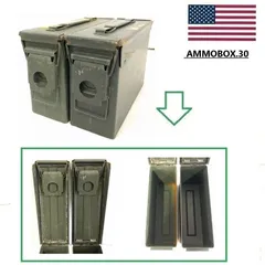 楽天市場】米軍タイプ アンモボックス 小 BX118YN 弾薬箱 アーモ
