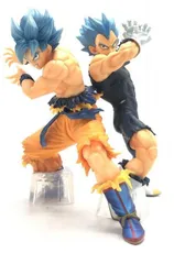 【中古】[現状品]A賞 超サイヤ人ゴッド超サイヤ人孫悟空&超サイヤ人ゴッド超サイヤ人ベジータ フィギュア MASTERLISE[92]