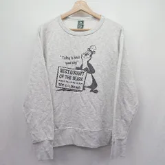 ◇ ⊇ セブンブリッジ フロントプリント 長袖 スウェットトレーナー サイズM グレー系 レディース E  【1505290006798】