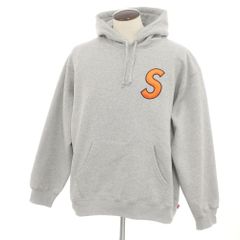 【中古】シュプリーム Supreme 2025年春夏 S Logo Hooded Sweatshirt コットンポリエステル パーカー グレー【サイズXL】【メンズ】