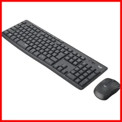 【特売】ロジクール ワイヤレスマウス キーボード セット MK295GP 静音 耐水 無線 USB接続 Unifying非対応 MK295 グラファイト 国内正規品