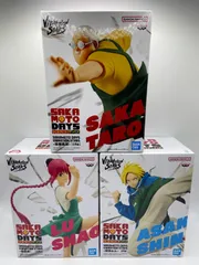 未開封　SAKAMOTODAYS　サカモトデイズ　３点セット　VIBRATION STARSｰ坂本太郎ｰ　-朝倉シンｰ　-睦少糖ｰ　バンダイナムコ　バンダイ　バンプレスト　フィギュア　プライズ