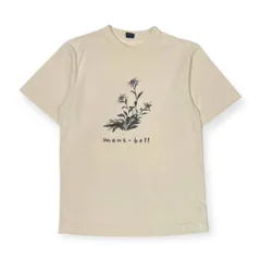 mont-bell モンベル 花柄 半袖 Tシャツ S/アイボリー系 メンズ