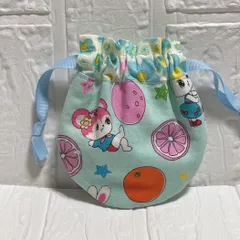 まんまる巾着　巾着袋　ハンドメイド　ルシアン　ハニーチューン